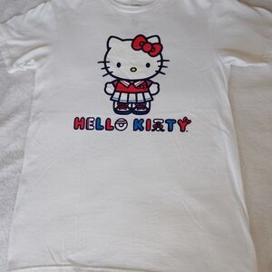 Hello Kitty White Tee with Red Bow